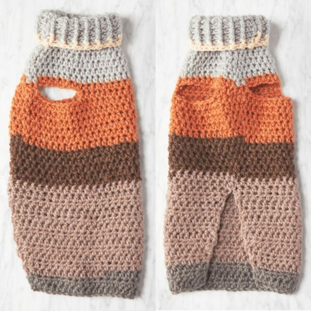 Dog sweaters Granny square crochet handmade